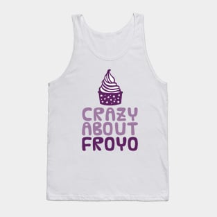 Crazy about frozen yoghurt Tank Top